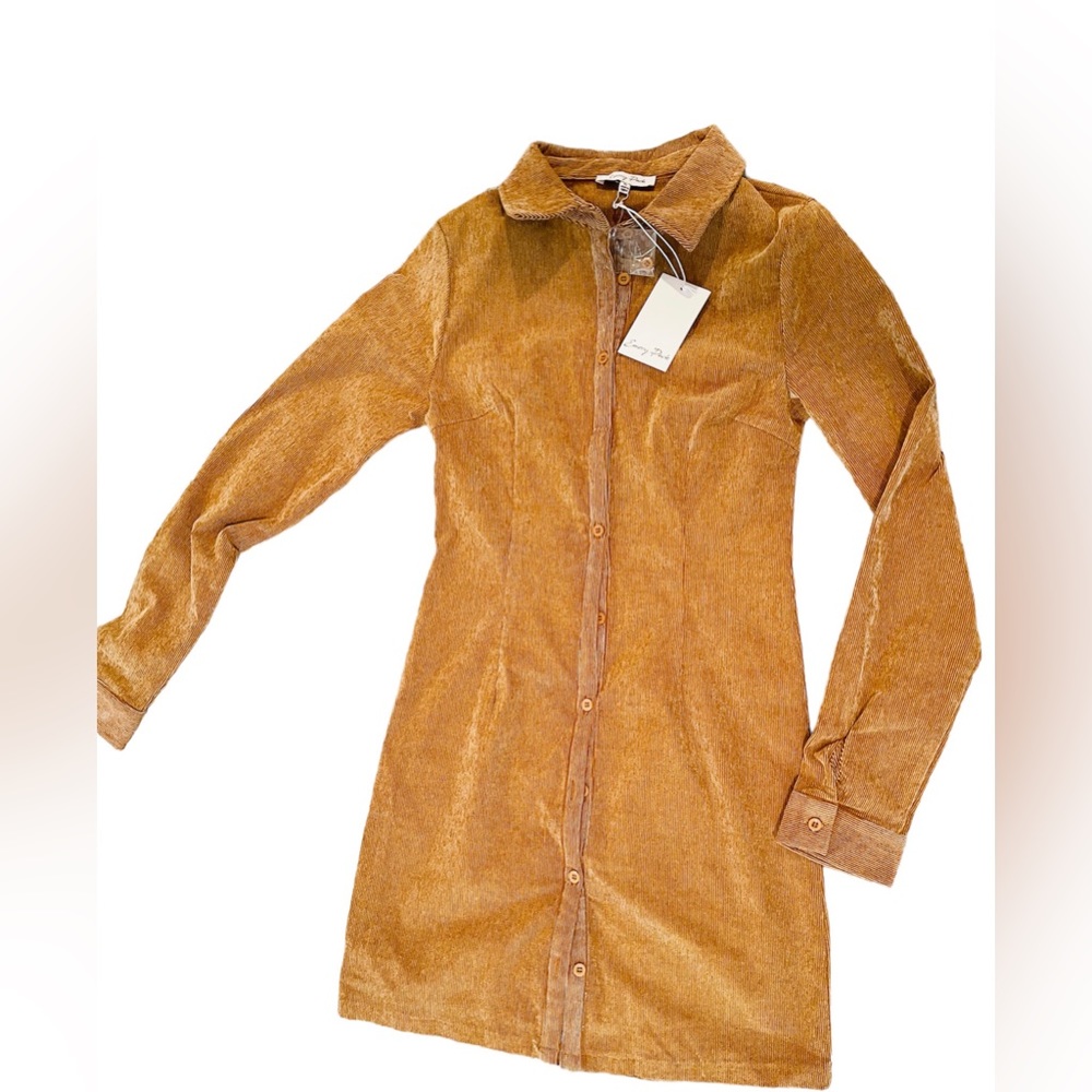Emory Park shirt dress corduroy. Size M.